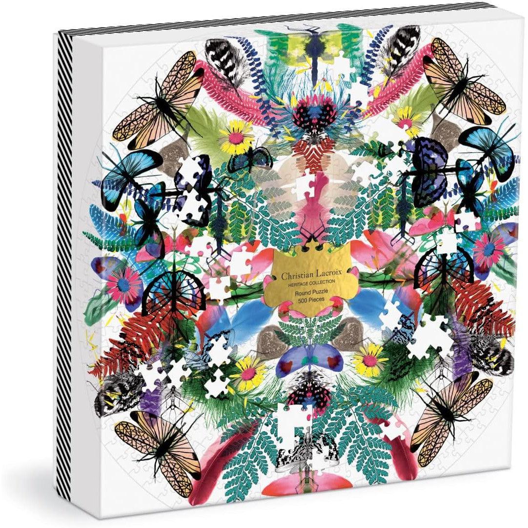 Christian Lacroix Heritage Caribe 500 Piece Round Jigsaw Puzzle Galison Puzzle Merchant