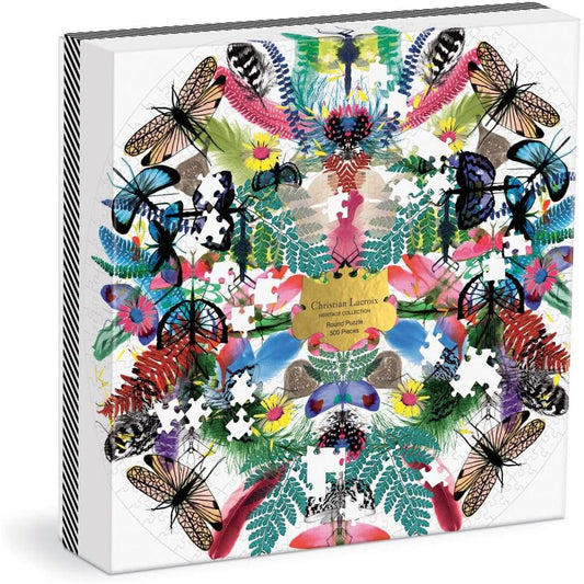 Christian Lacroix Heritage Caribe 500 Piece Round Jigsaw Puzzle Galison Puzzle Merchant