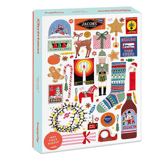 Christmas 1000 Piece Jigsaw Puzzle Happily Puzzle Merchant
