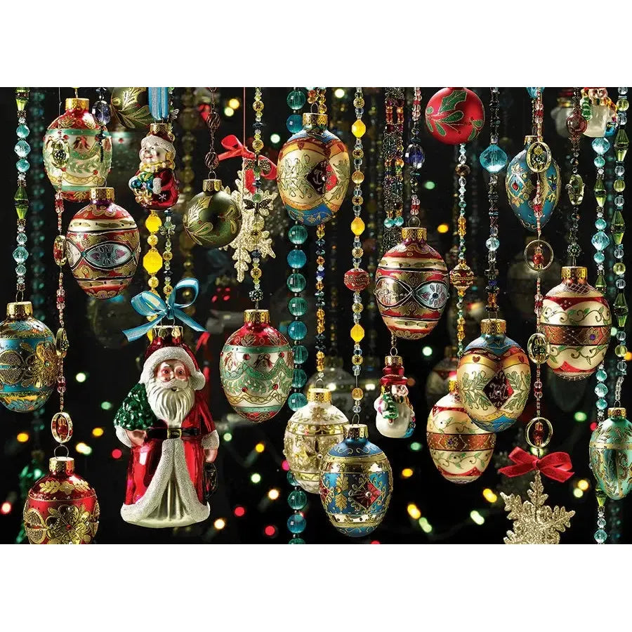 Christmas Ornaments 1000 Piece Jigsaw Puzzle Cobble Hill