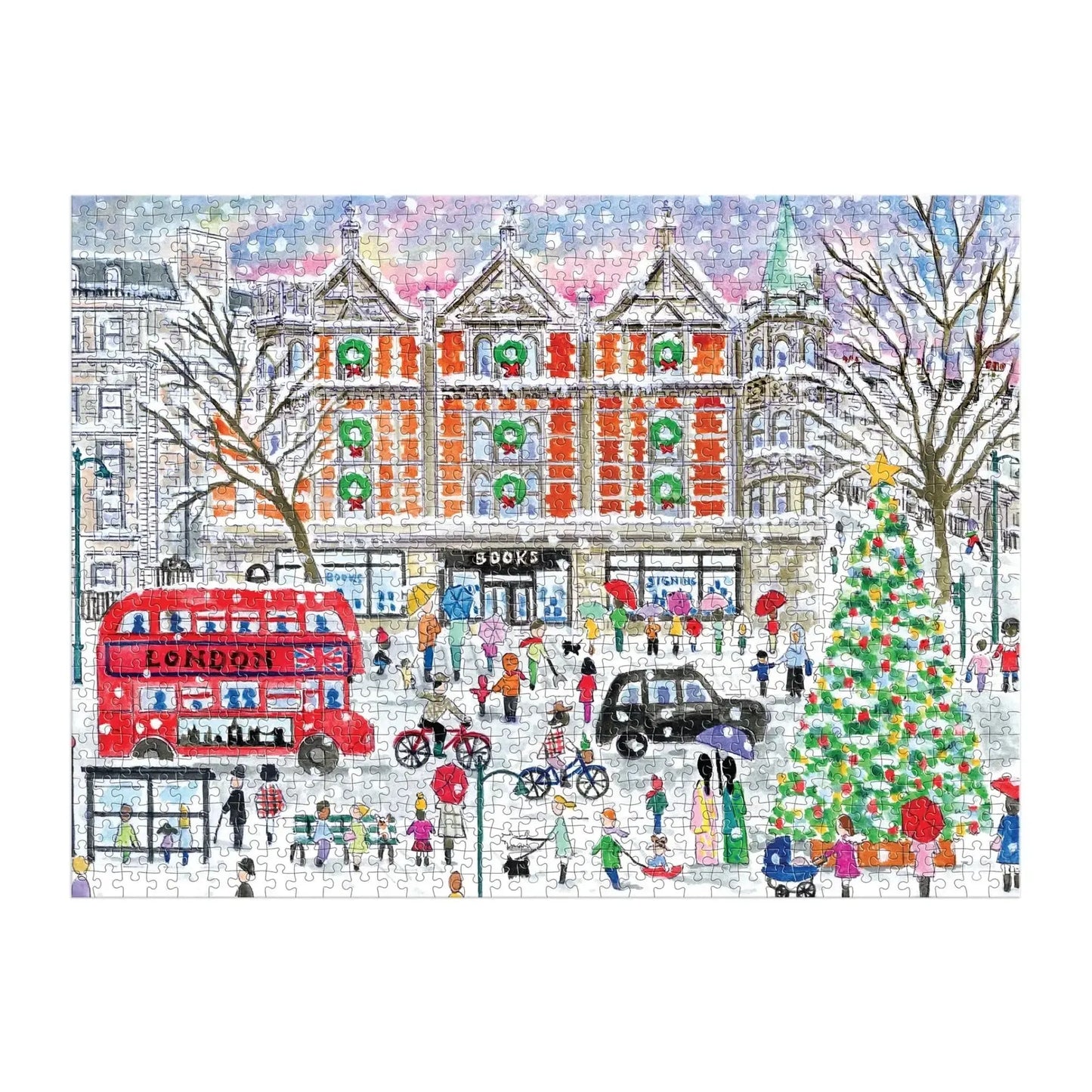 Christmas in London 1000 Piece Jigsaw Puzzle Galison