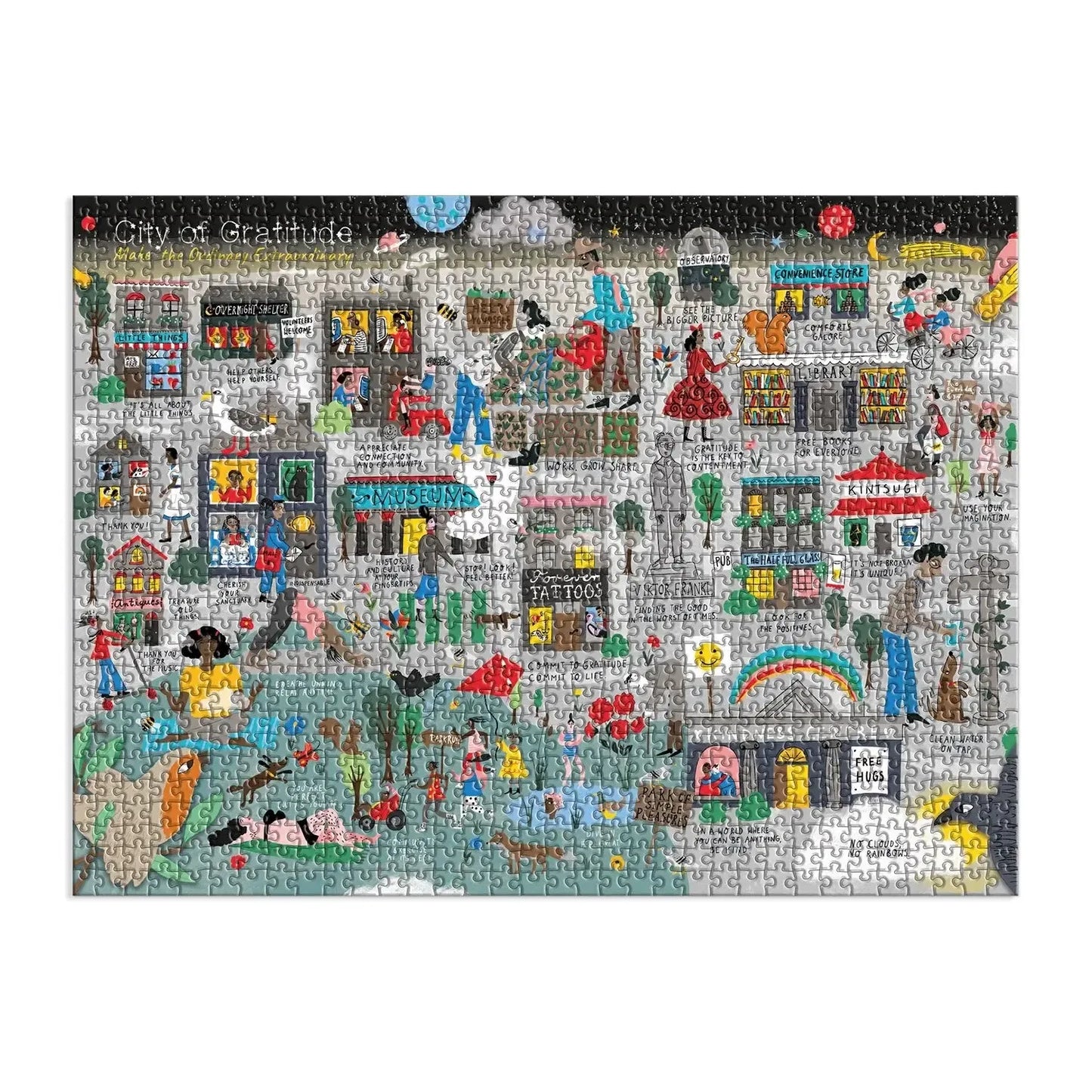 City of Gratitude 1000 Piece Jigsaw Puzzle Galison