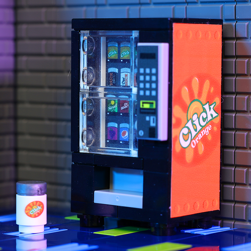 Orange Click - B3 Customs Soda Vending Machine B3 Customs