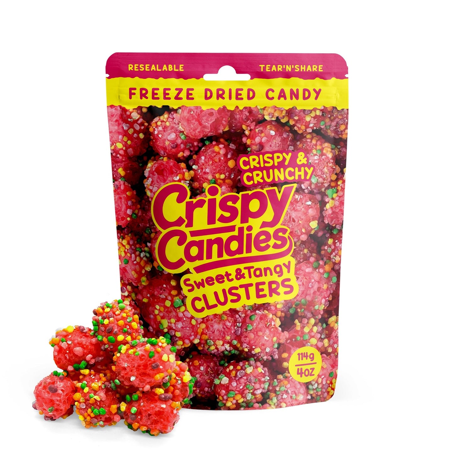 Crispy Candies - Sweet & Tangy Clusters Freeze Dried Candy 114g Super Anime Store