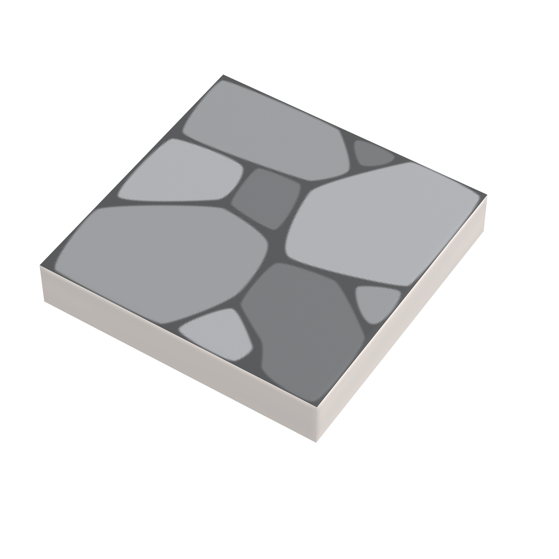 Cobblestone Tile Part Pack (20 Tiles) made with LEGO parts - B3 Customs B3 Customs