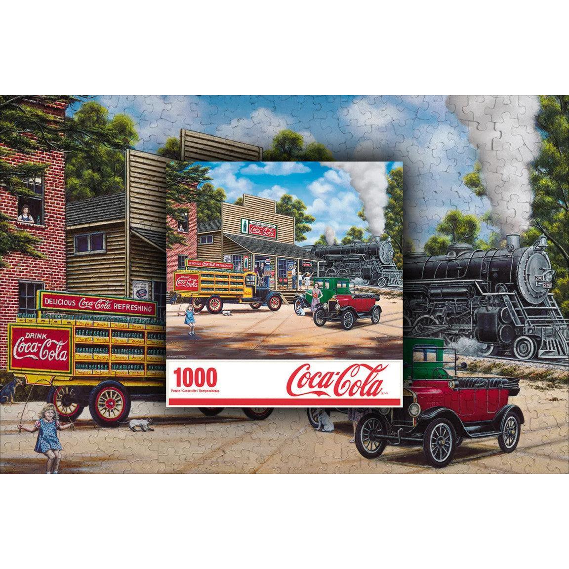 Coca-Cola All Aboard 1000 Piece Jigsaw Puzzle Springbok
