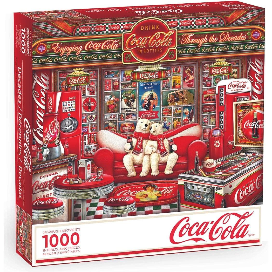 Coca-Cola Decades 1000 Piece Jigsaw Puzzle Springbok Puzzle Merchant