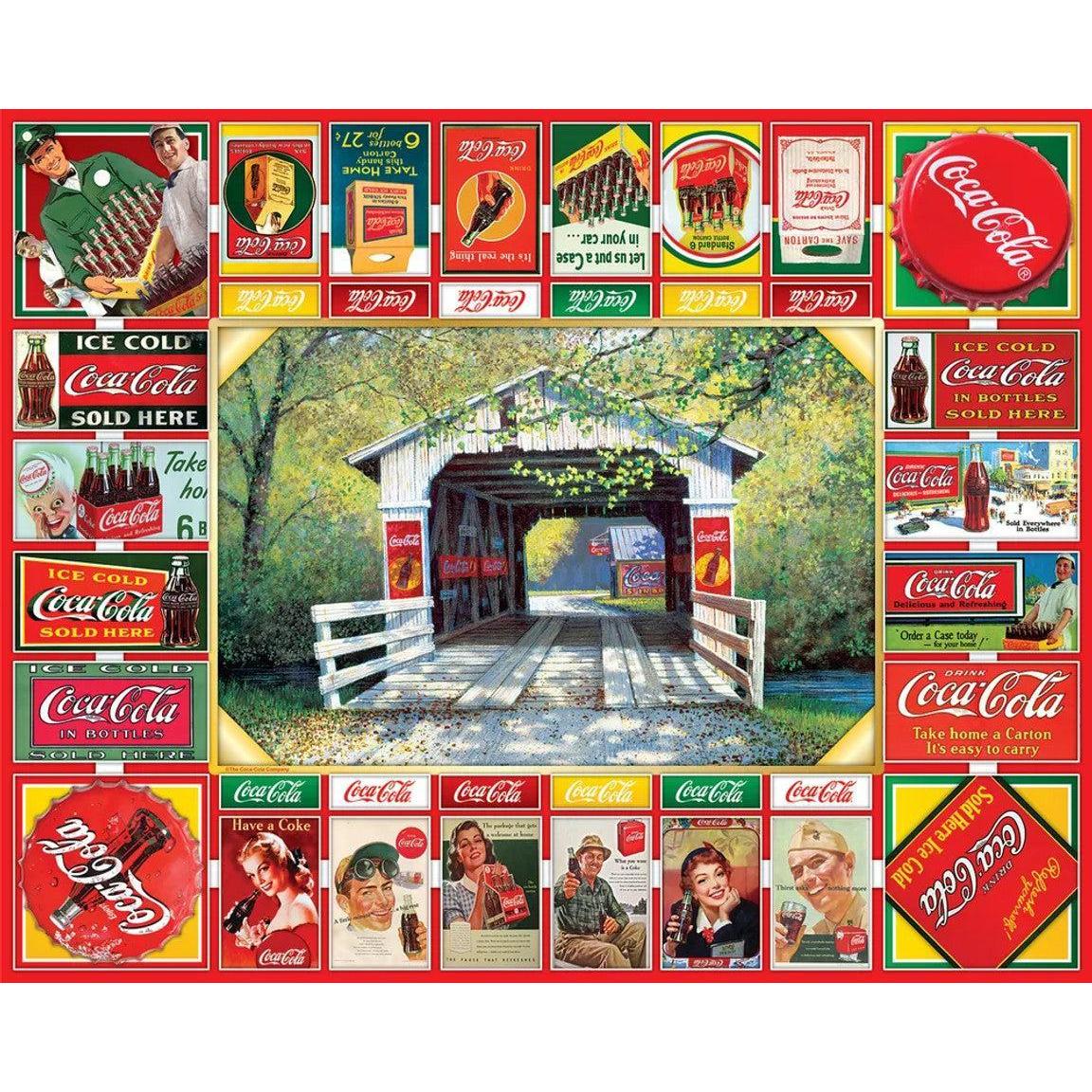 Coca-Cola Gameboard 1000 Piece Jigsaw Puzzle Springbok