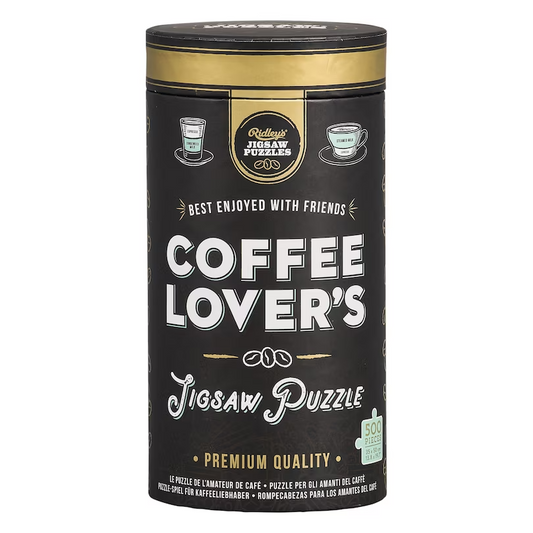 Coffee Lover's 500 Piece Jigsaw Puzzle Ridley Puzzle Merchant
