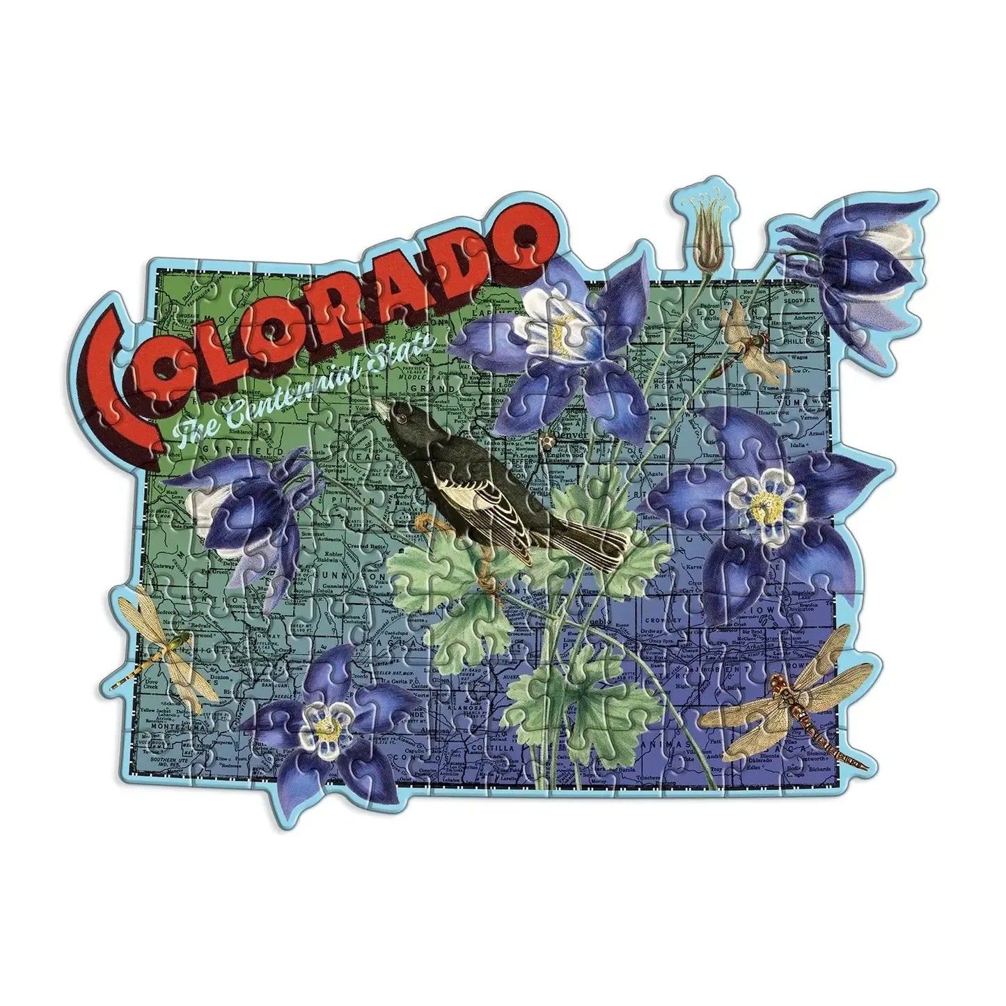 Colorado 100 Piece Mini Shaped Jigsaw Puzzle Galison