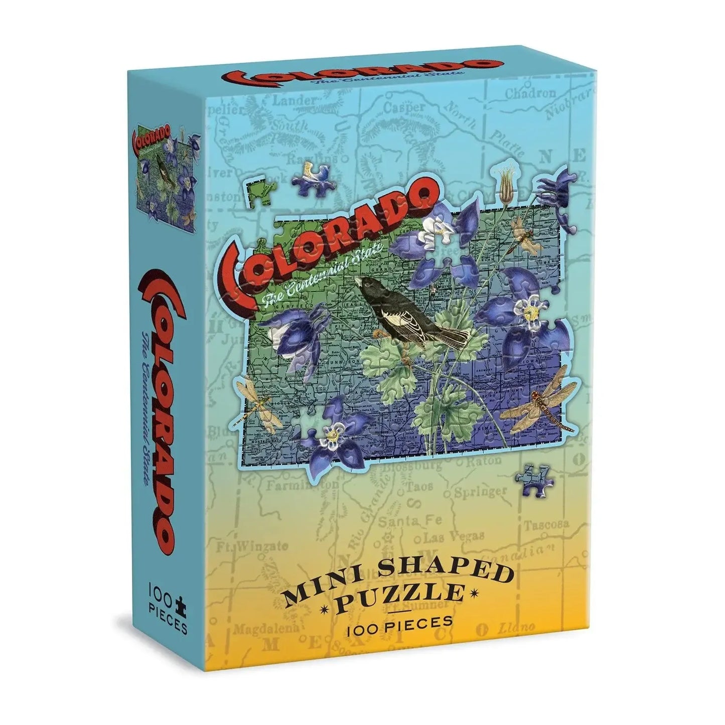 Colorado 100 Piece Mini Shaped Jigsaw Puzzle Galison