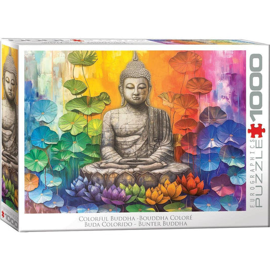 Colorful Buddha 1000 Piece Jigsaw Puzzle Eurographics Puzzle Merchant