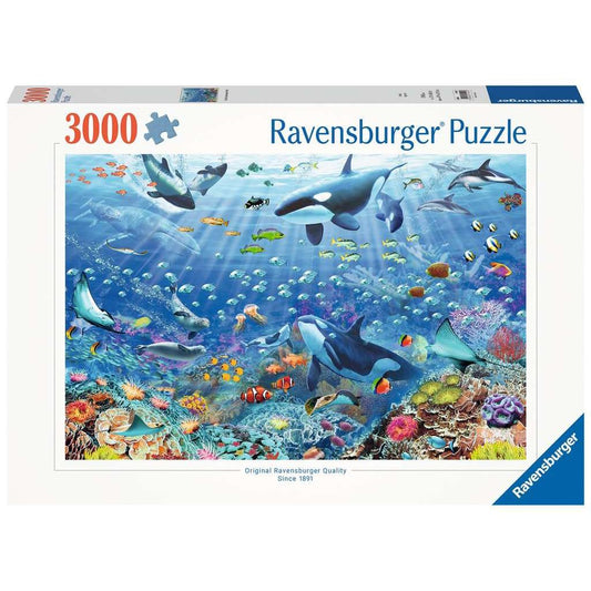 Colorful Underwater World 3000 Piece Jigsaw Puzzle Ravensburger Puzzle Merchant