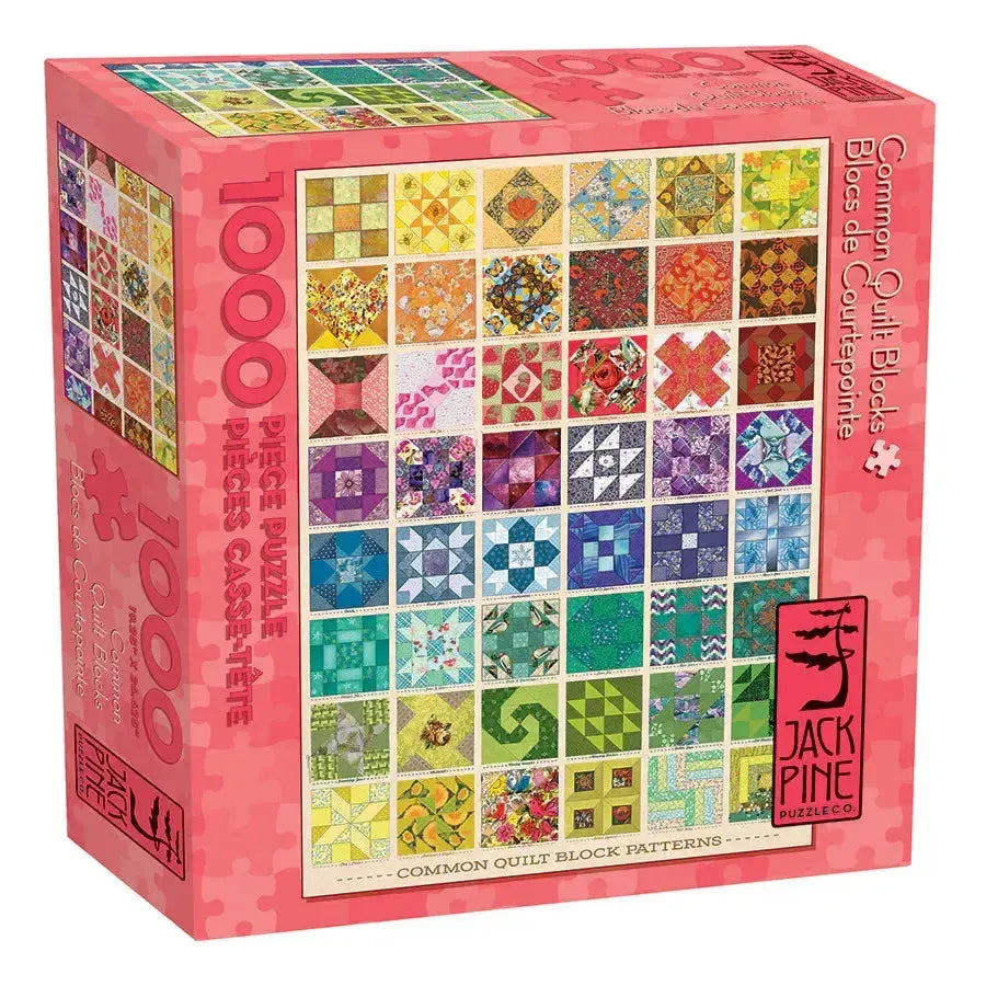 Common Quilt Blocks 1000 Piece Jigsaw Puzzle Jack Pine Puzzle Merchant