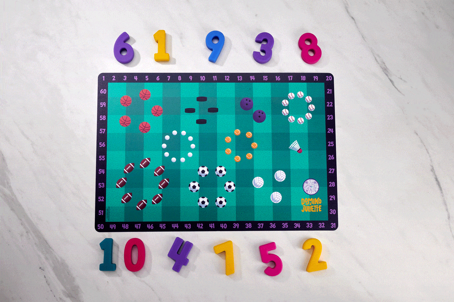 Kids Math Placemat Bundle: Learn Counting, Addition, Subtraction - Fun Educational Learning Tool for Children