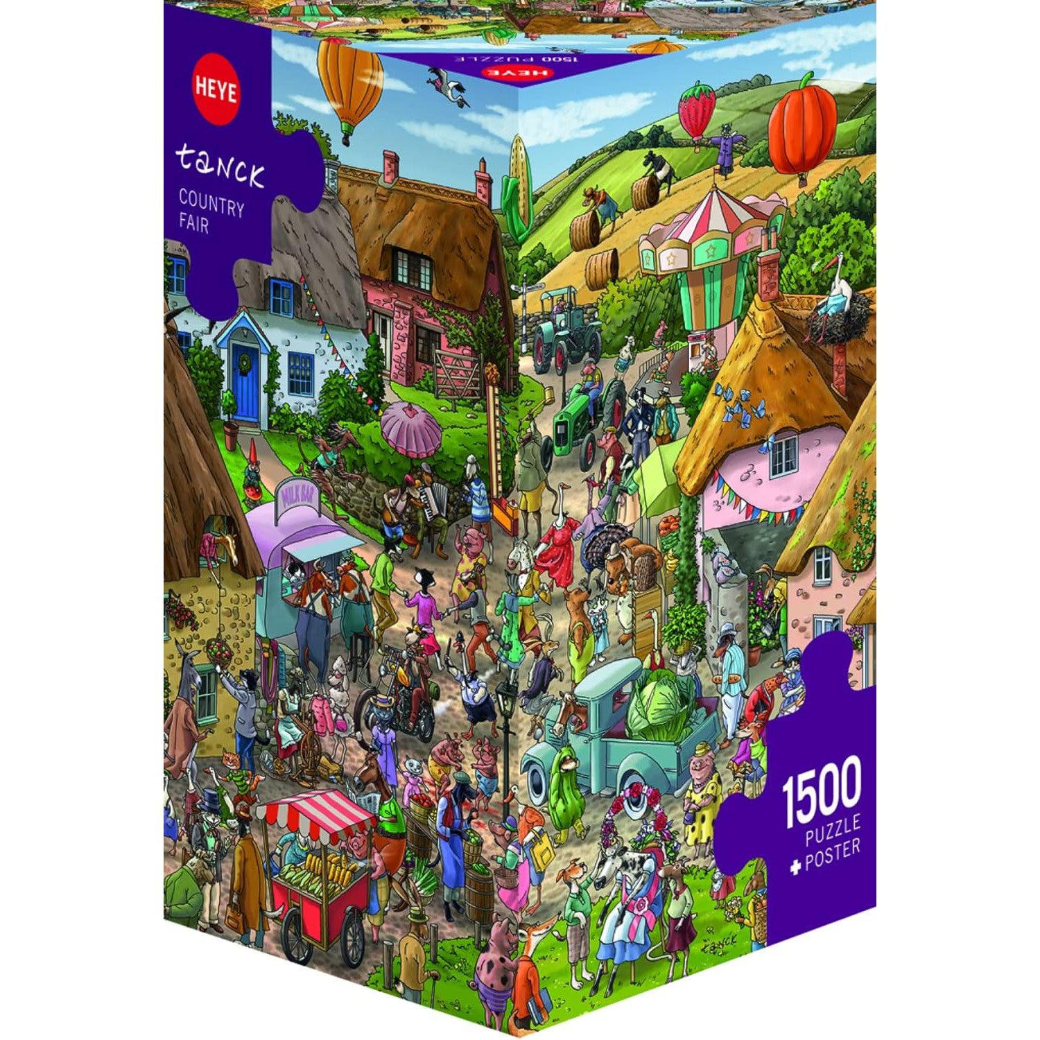 Country Fair 1500 Piece Jigsaw Puzzle Heye Puzzle Merchant