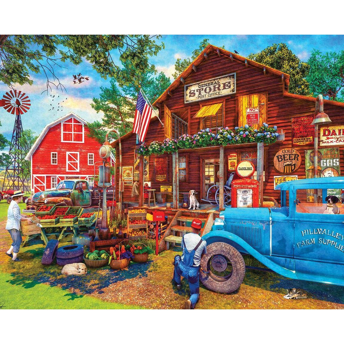 Country Supply Store 1500 Piece Jigsaw Puzzle Springbok