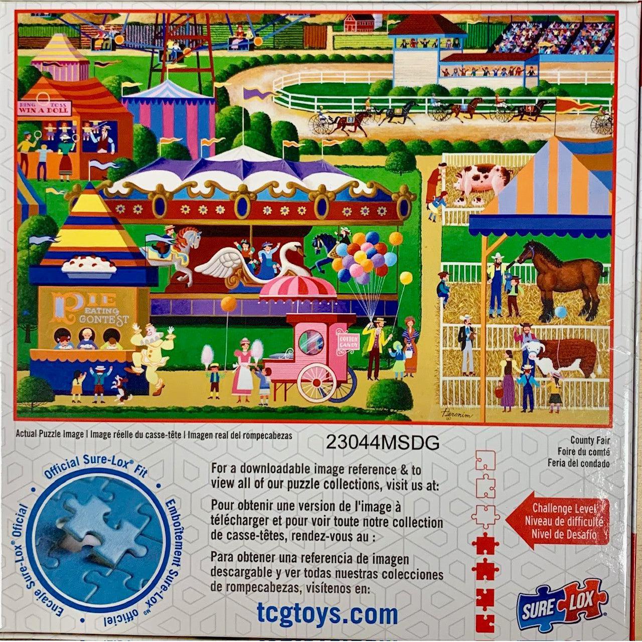 County Fair Americana 500 Piece Jigsaw Puzzle Sure Lox