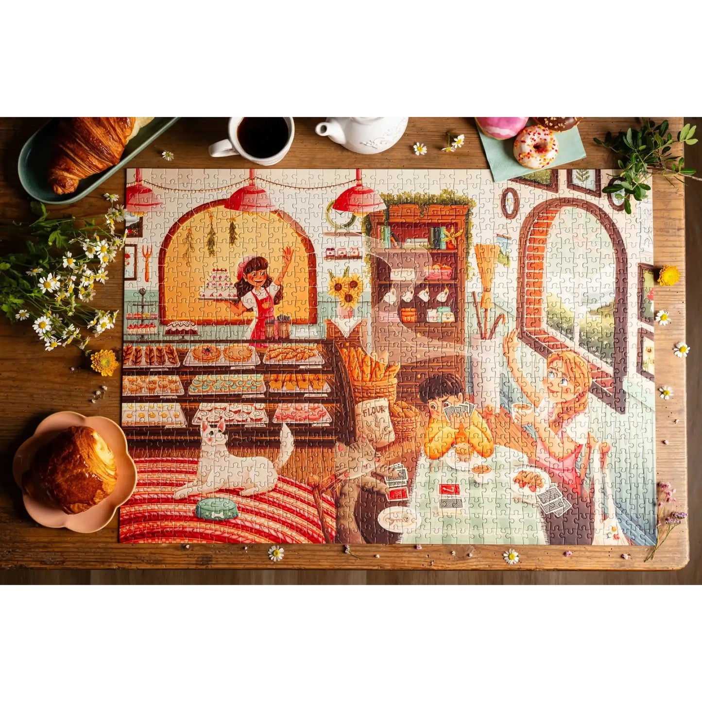 Cozy Cafe 1000 Piece Premium Jigsaw Puzzle Trevell