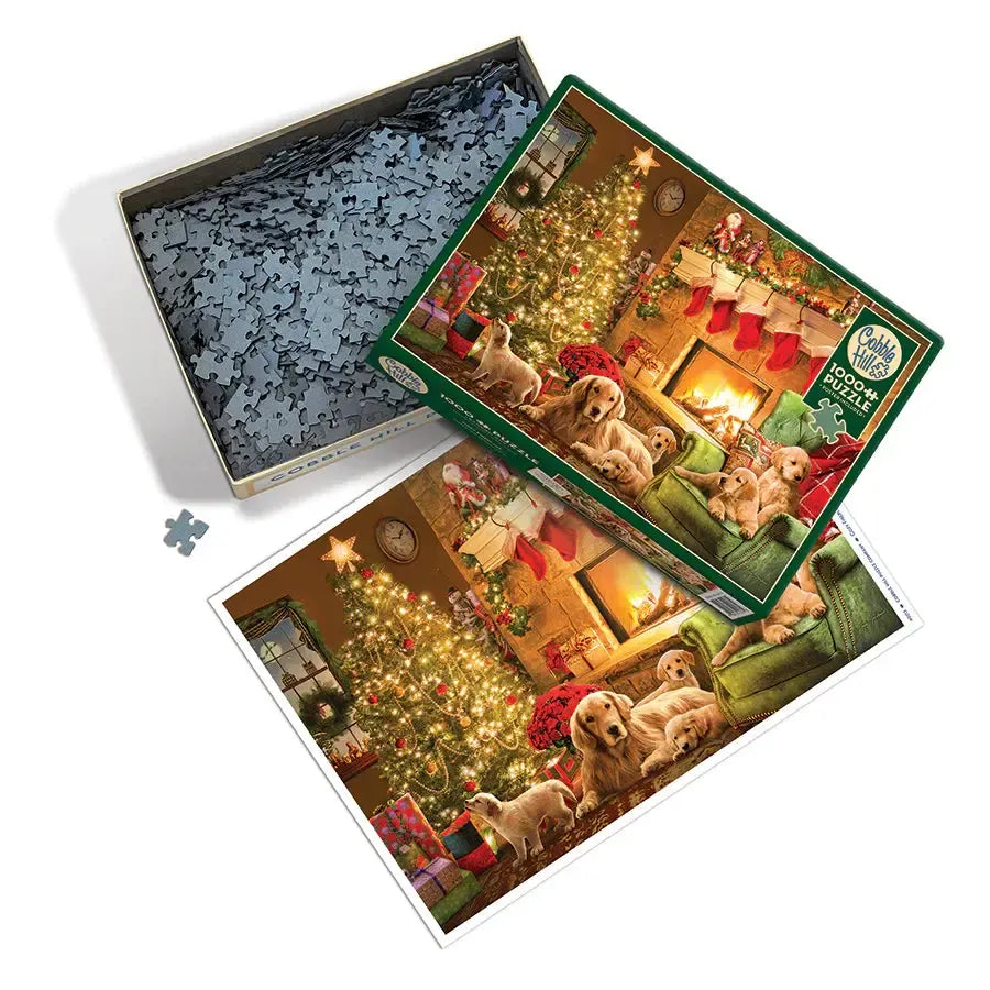 Cozy Fireplace 1000 Piece Jigsaw Puzzle Cobble Hill