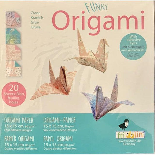 Crane Funny Origami Kit Fridolin Puzzle Merchant