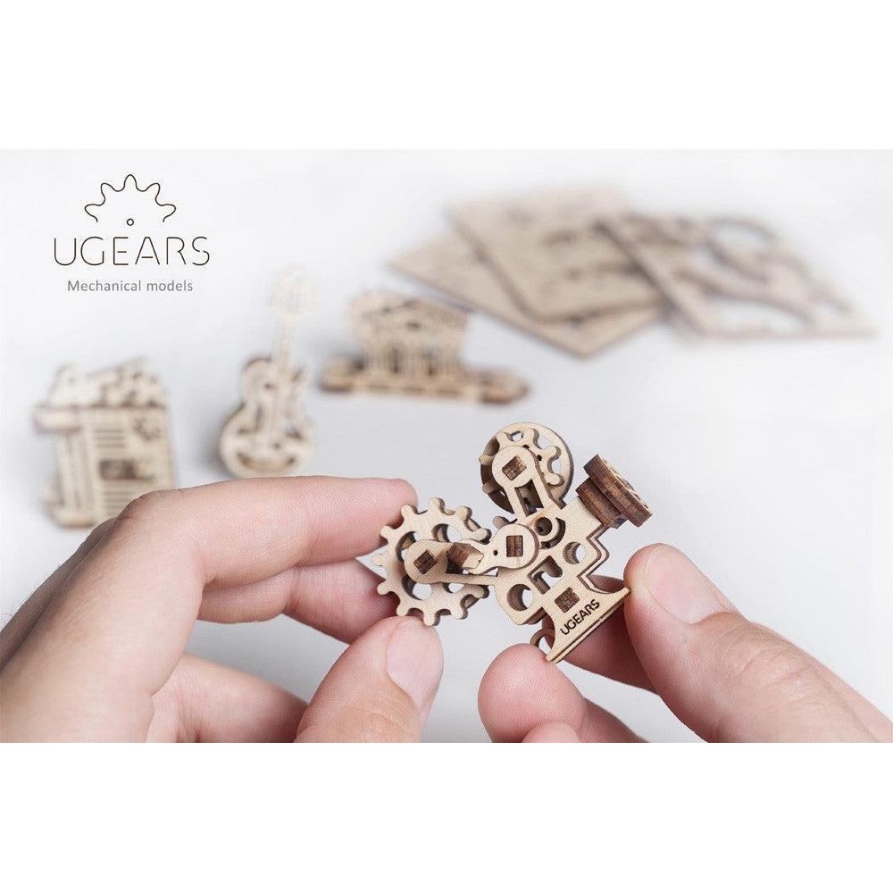 Creation Fidgets Set of 4 3D Wood Model Kit UGEARS