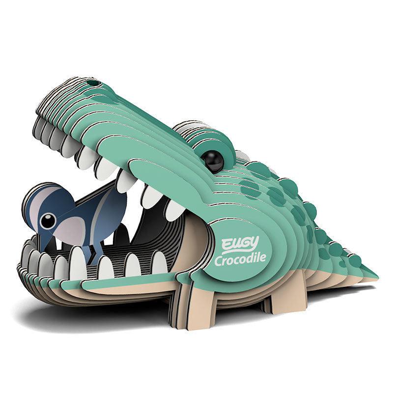 Crocodile 3D Cardboard Model Kit Eugy