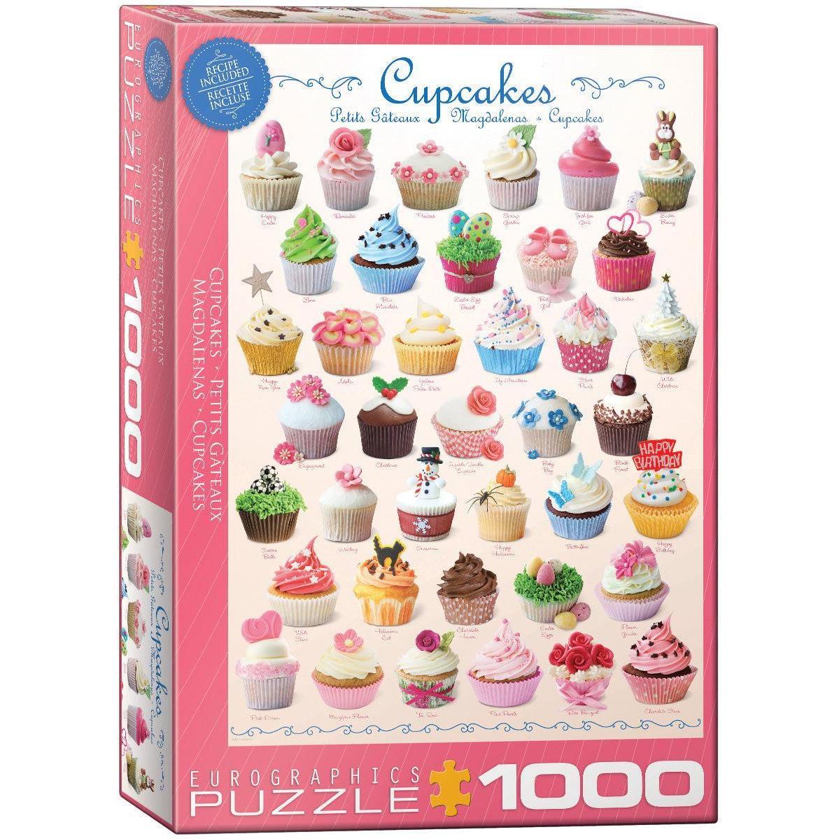 Cupcakes 1000 Piece Jigsaw Puzzle Eurographics