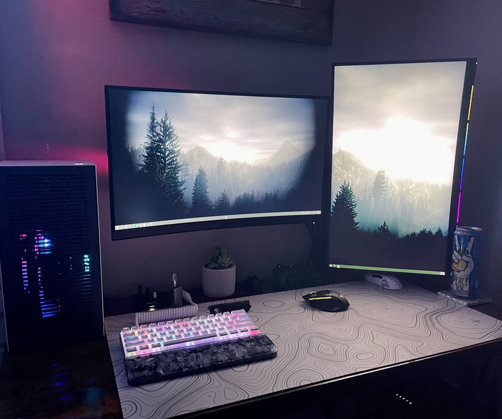 XXL Custom Desk Mat (18x36") Love Desk Mats