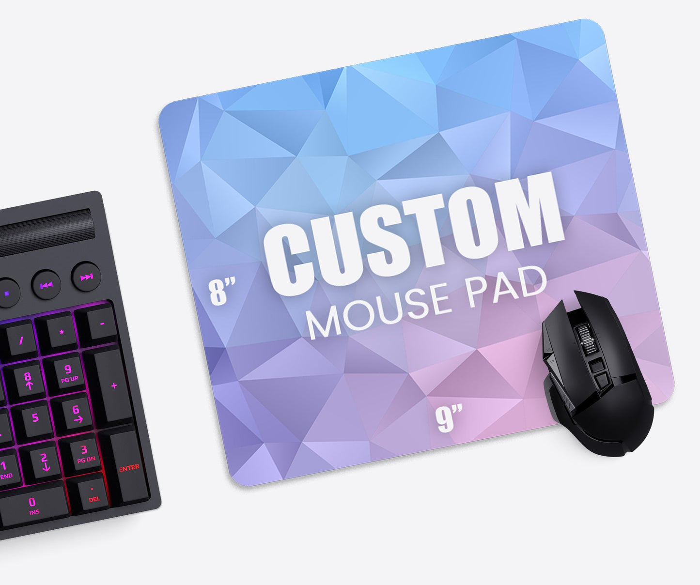Custom Mousepad (8x9") Love Desk Mats