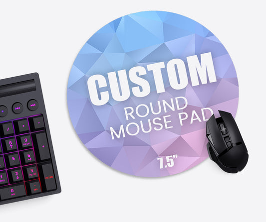 Custom Round Mousepad (7.5") Love Desk Mats