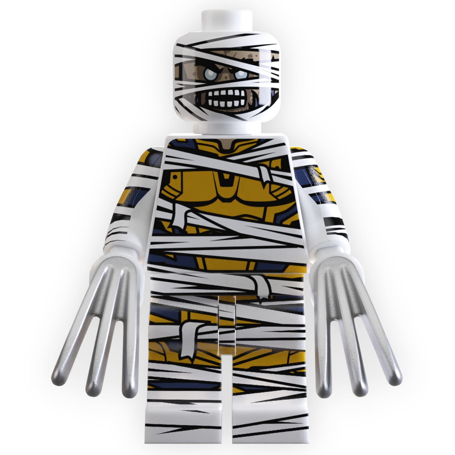 CLAWS as Mummy Minifig made using LEGO parts B3 Customs