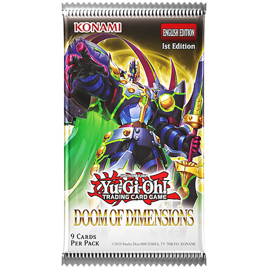 Yu-Gi-Oh! TCG Doom of Dimensions Booster Pack (1st Edition) Super Anime Store