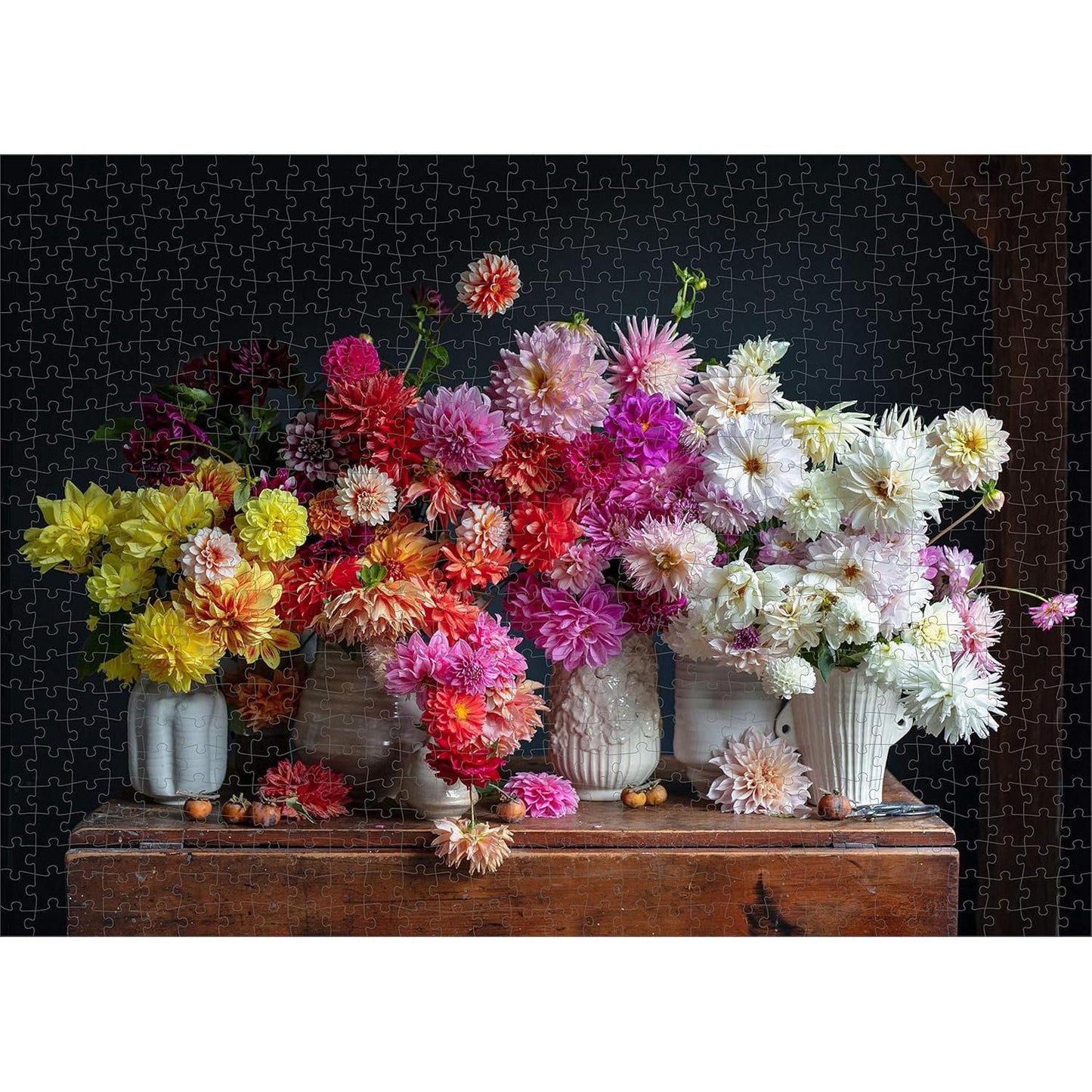 Dahlias 750 Piece Jigsaw Puzzle Artisan