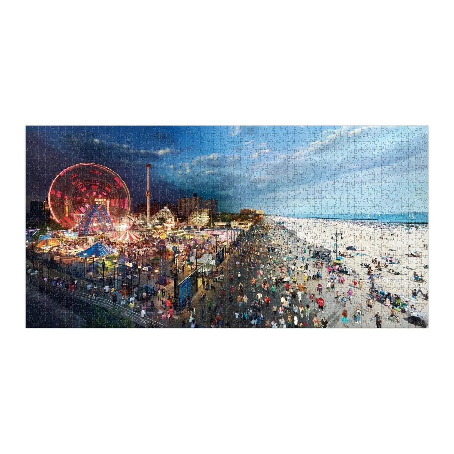 Day To Night Coney Island 1500 Piece Jigsaw Puzzle Galison