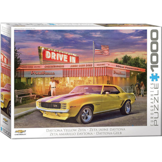 Daytona Yellow Zeta Camaro 1000 Piece Jigsaw Puzzle Eurographics Puzzle Merchant