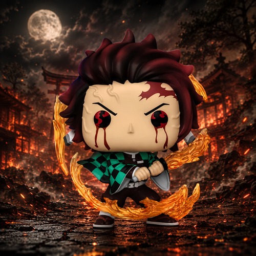 Funko POP! Animation: Demon Slayer - Tanjiro Kamado (Sun Breathing) ANlMEHOME