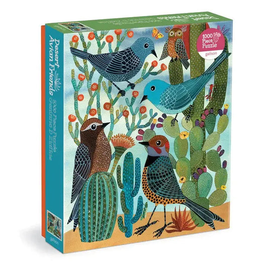 Desert Avian Friends 1000 Piece Jigsaw Puzzle Galison New