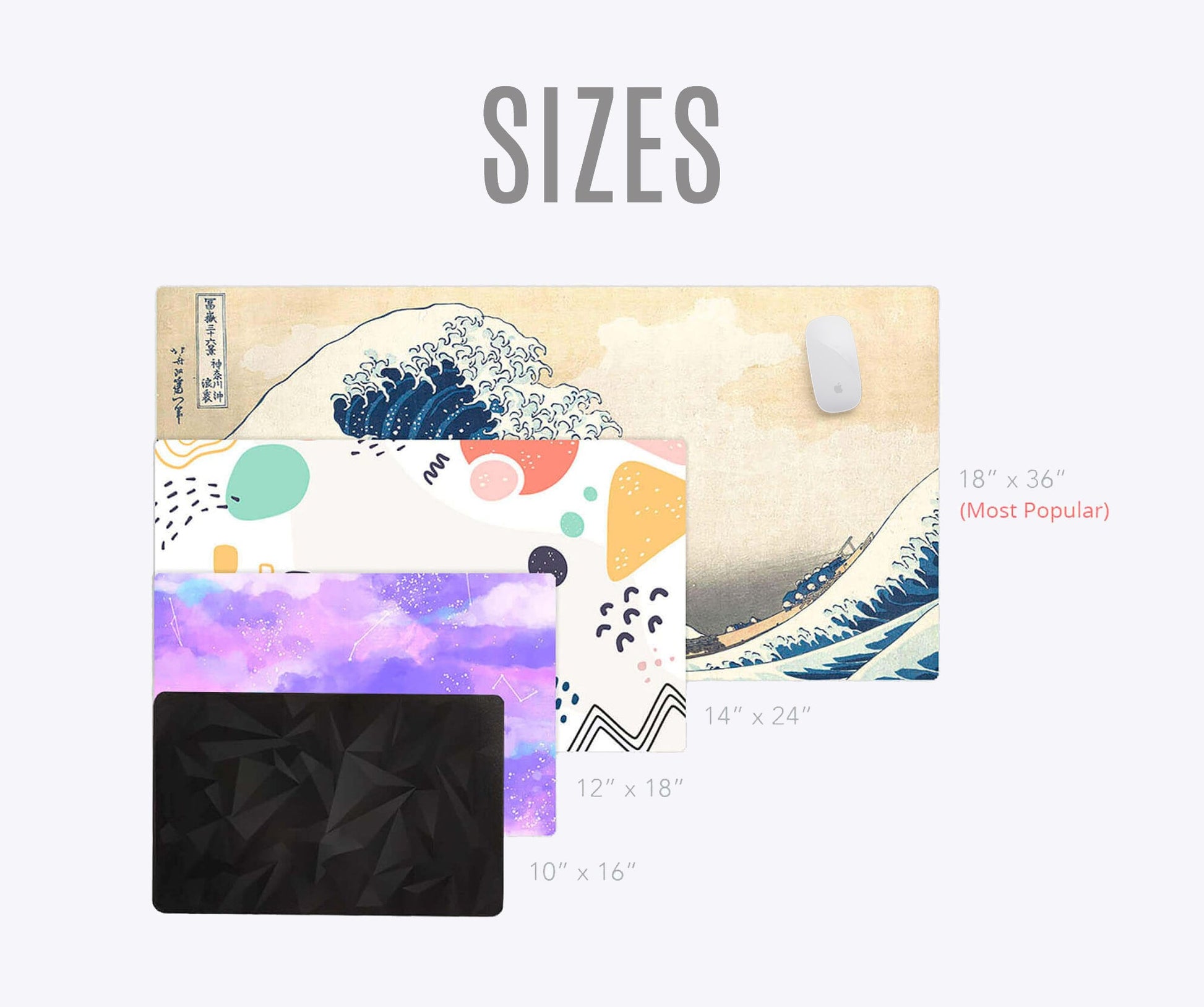 XXL Custom Desk Mat (18x36") Love Desk Mats