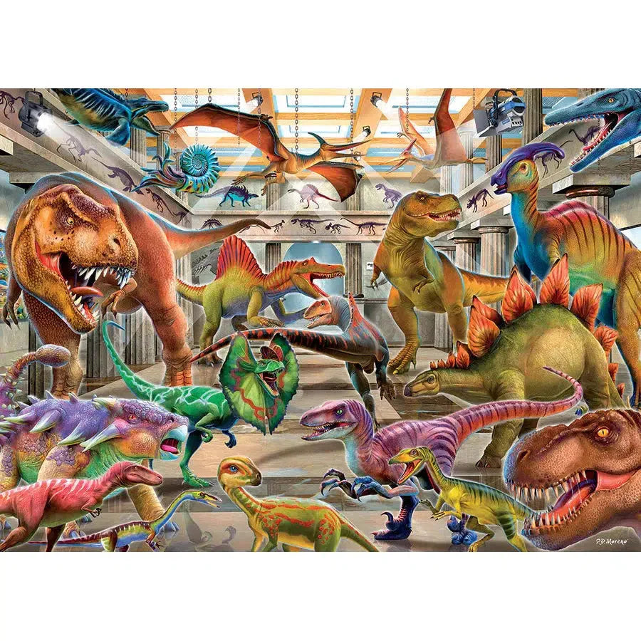 Dino Museum 1000 Piece Jigsaw Puzzle Cobble Hill