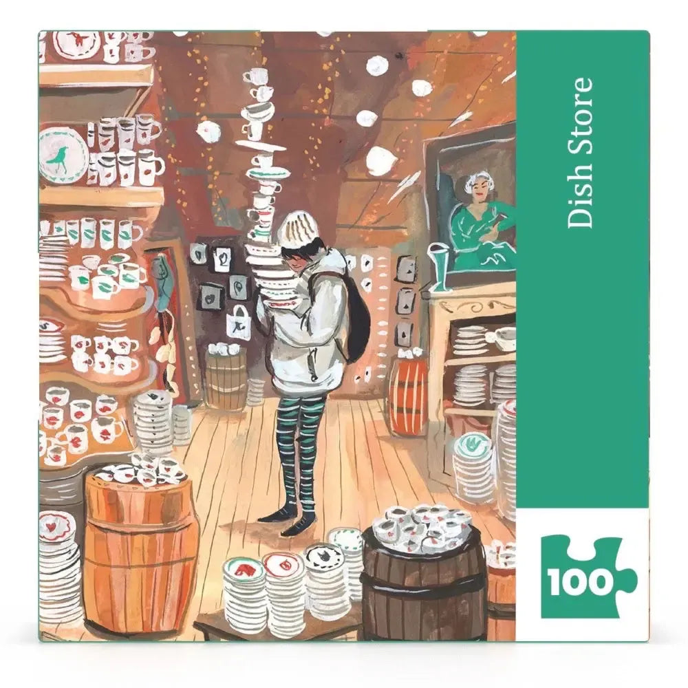 Dish Store 100 Piece Mini Jigsaw Puzzle NYPC