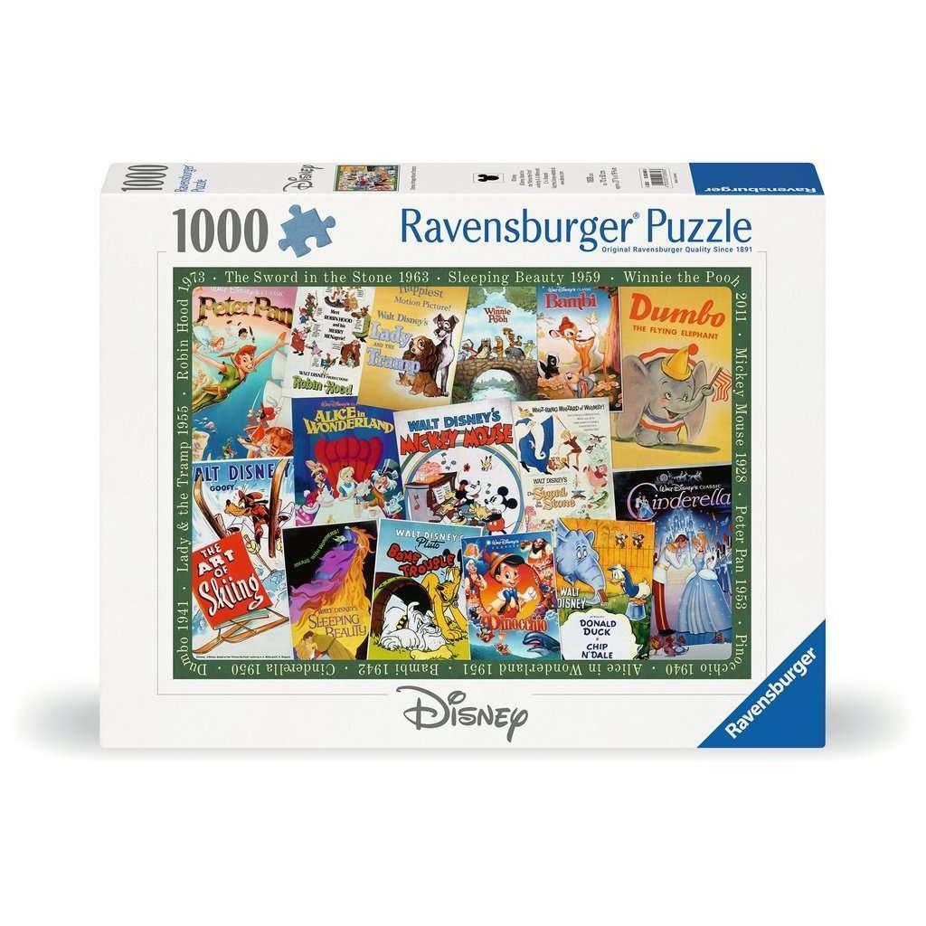 Disney Vintage Movie Posters 1000 Piece Jigsaw Puzzle Ravensburger