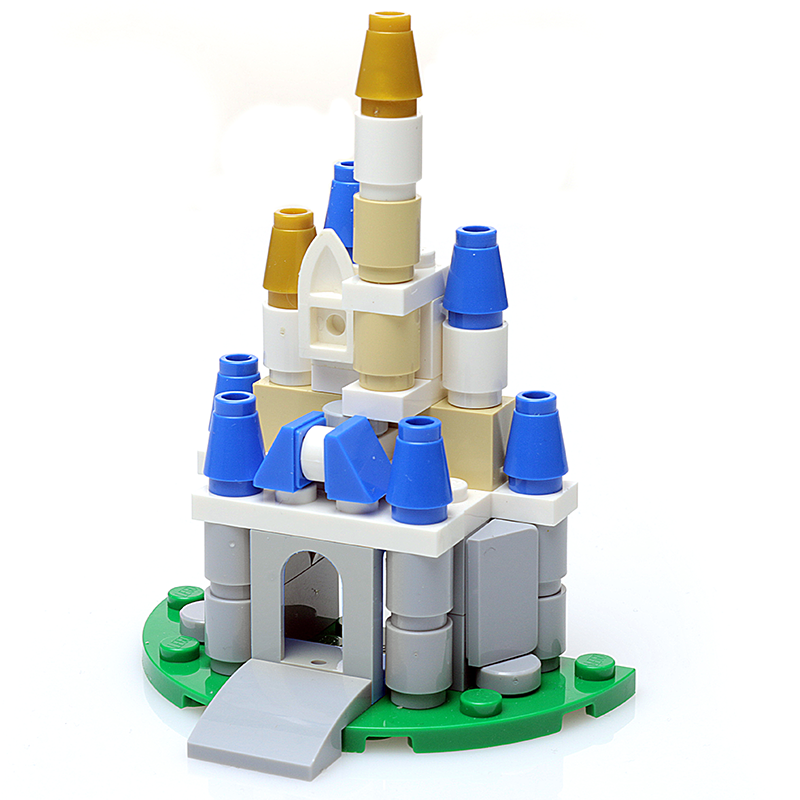 Custom Mini Magical Castle made using LEGO parts - B3 Customs B3 Customs