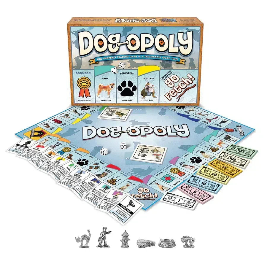 Dog-Opoly Board Game Outset