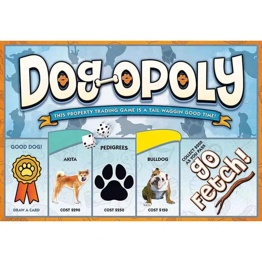 Dog-Opoly Board Game Outset