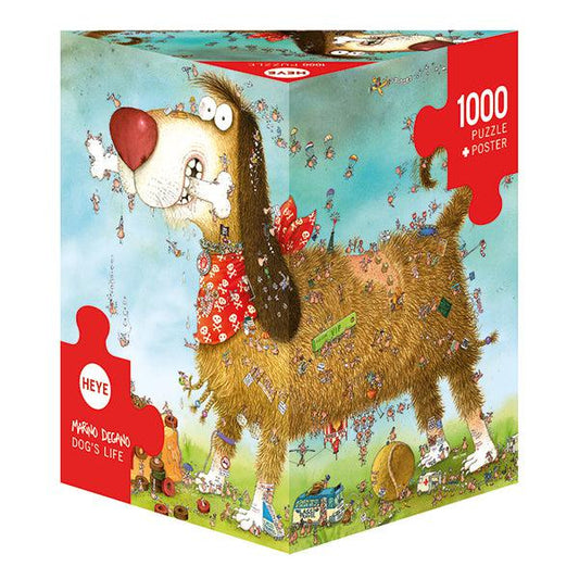 Dog's Life 1000 Piece Jigsaw Puzzle Heye Puzzle Merchant
