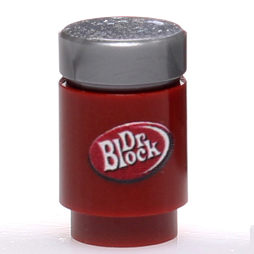 Dr. Block Soda Can made using LEGO parts B3 Customs