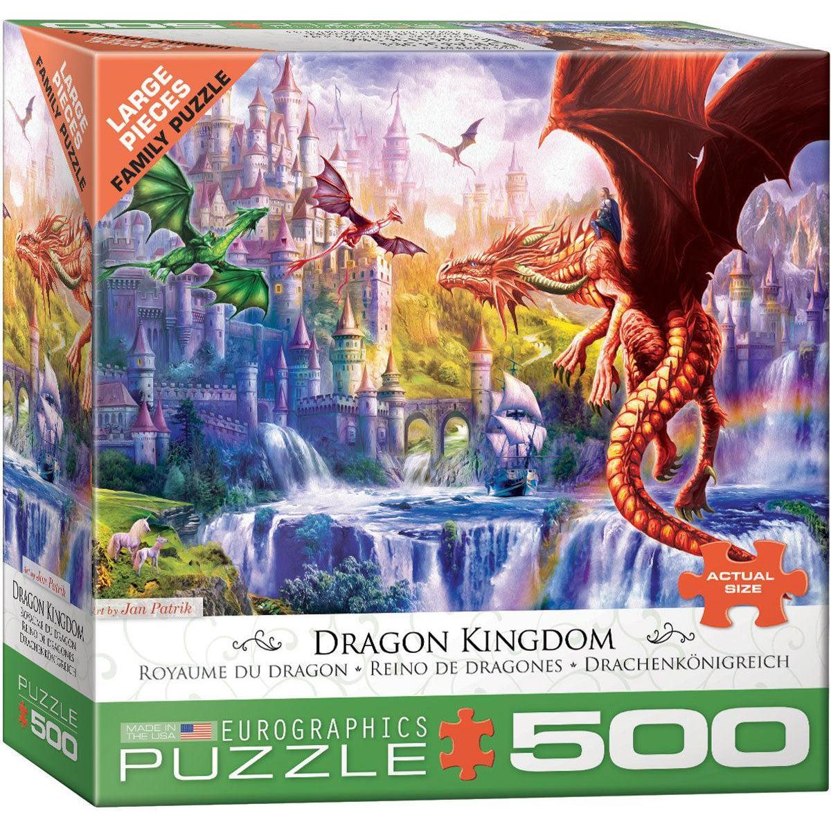 Dragon Kingdom 500 Piece Jigsaw Puzzle Eurographics Puzzle Merchant