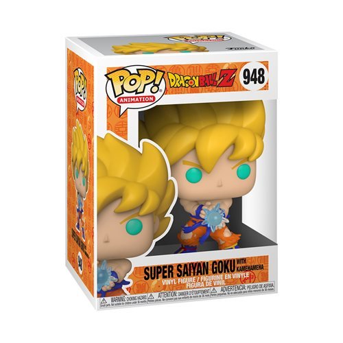 Funko POP Animation: Dragon Ball Z Super Saiyan Goku with Kamehameha Wave ANlMEHOME