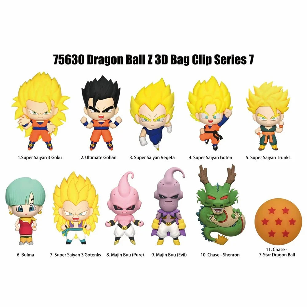 Dragon Ball Z Series 7 3D Foam Bag Clip Blind Bag - Official Collectible Super Anime Store